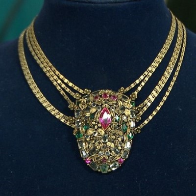 Vintage  Hobe 1930's necklace 